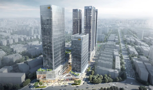 10 DESIGN 設(shè)計(jì)的深圳華潤(rùn)置地筍崗中心建設(shè)火熱進(jìn)行中